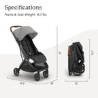 UPPAbaby Lightweight Travel Stroller, Greyson - Minu V3