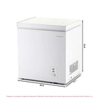 Frigidaire Chest Freezer, 2.1 Cu. Ft., White