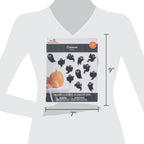 Paper Ghost Cutouts Decoration, Black, 12 Pieces, Halloween by Way To Celebrate