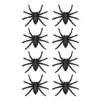 Glitter Spiders Decorations, Black, 8 Count, Halloween by Way To Celebrate