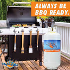 Flame King Steel Propane Tank 40 LB With OPD Valve