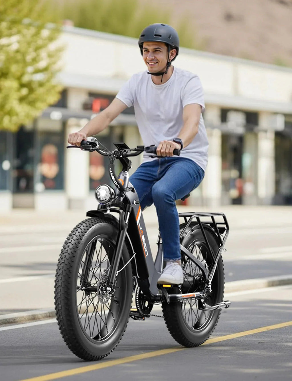 Jasion Electric Bike 1500W, 30+ MPH, 35-80 Miles, 26 in x 4 in Fat Tires - THUNDER