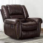 CANMOV Manual Recliner Chair, Nut Brown
