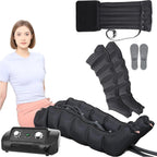Generique 6-Chamber Pressotherapy Compression Device for Legs, Stomach and Arms - Model 1