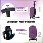 Advwin Scooter Luggage, 37 L, Pink