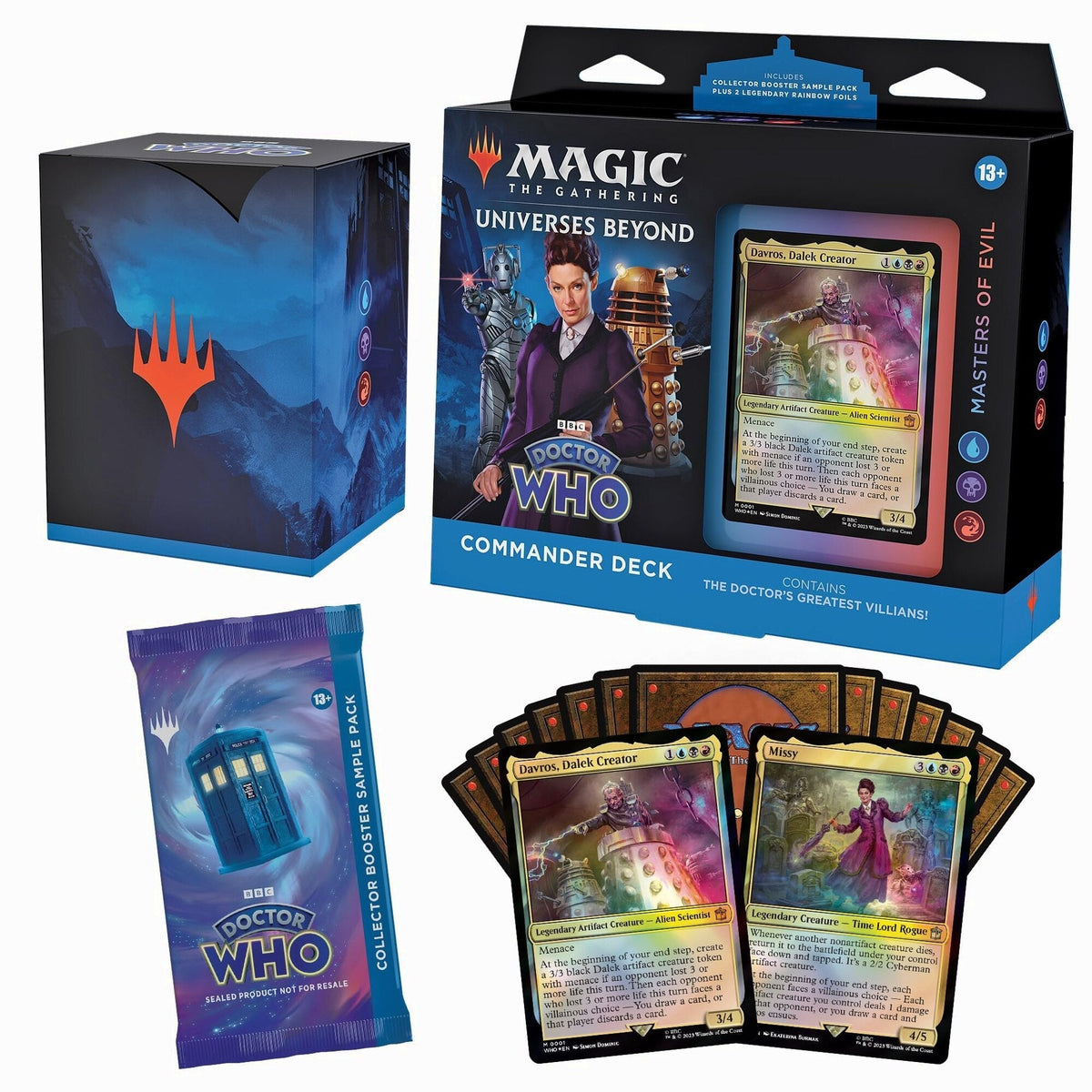 Magic: The Gathering Doctor Who Commander Deck Bundle - D23630000