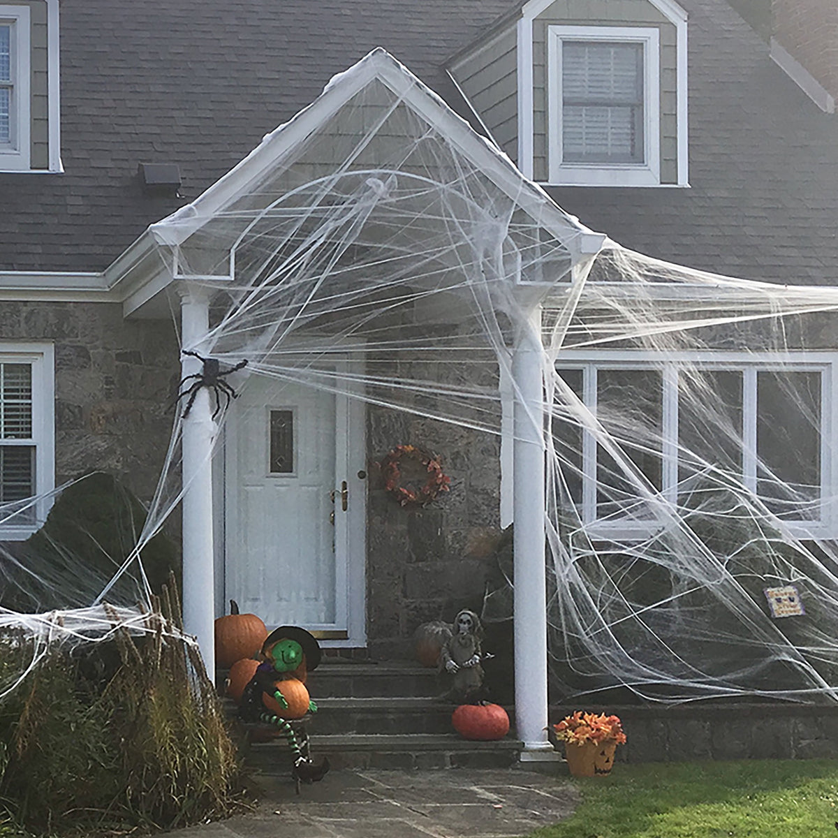 Super Stretch Spider Web Decoration, 165 sq ft, Halloween by Way To Celebrate