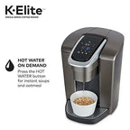 Keurig Single Serve K-Cup Pod Coffee Maker With Iced Coffee Capability, Brushed Slate - K-Elite