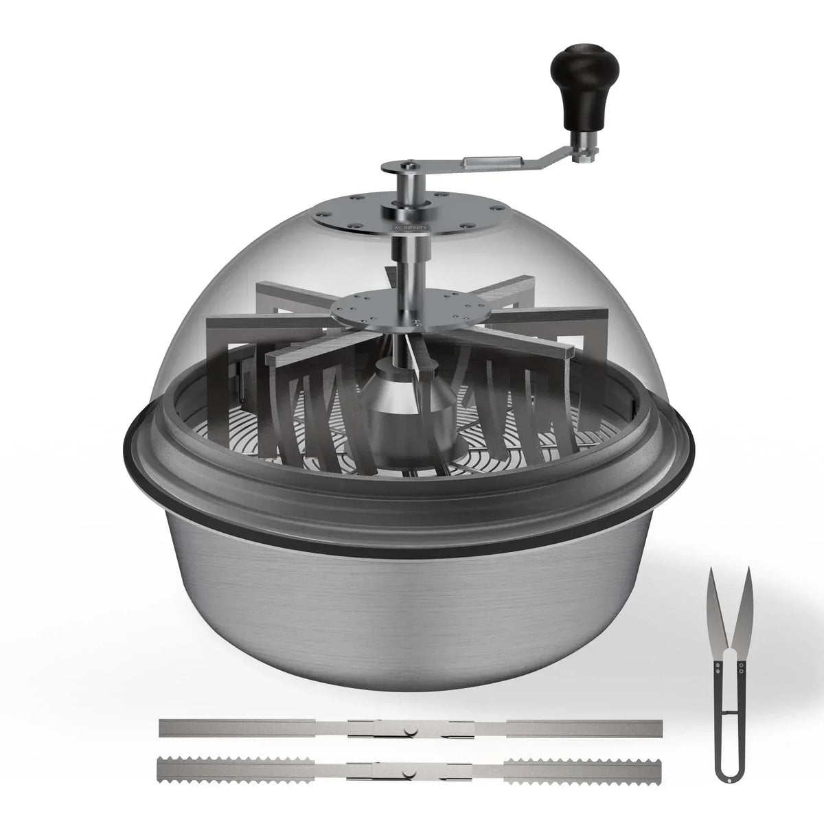 16in Bud Leaf Bowl Trimmer With Stainless Steel Blades