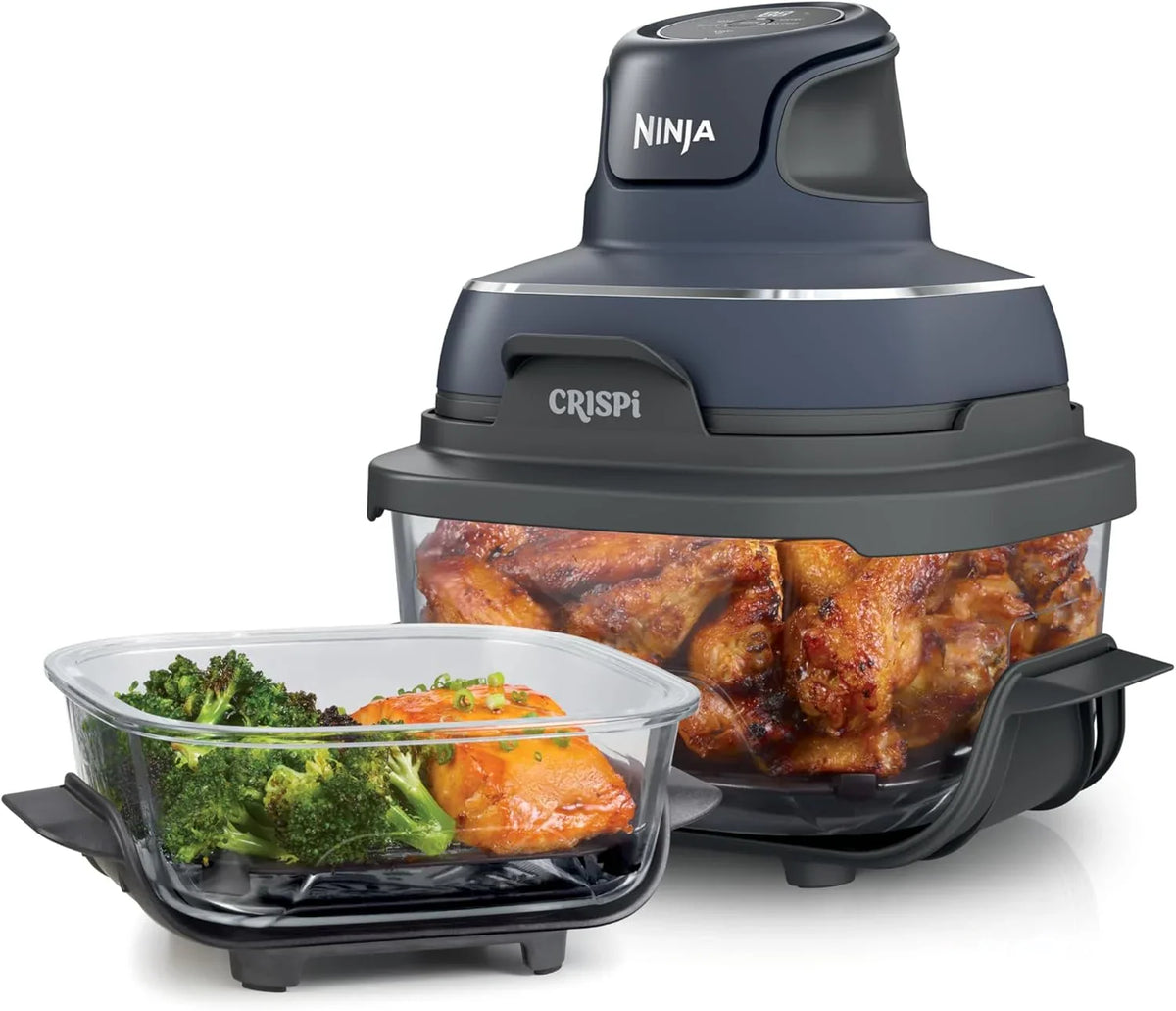 Ninja Air Fryer Cooking System, 4 Gallon, 6 Glass Containers - Crispi PowerPod