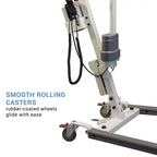 Lumex Battery Powered Patient Transfer Lift, 400 Lb Capacity, White - LF1050