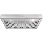 Cosmo Under-Cabinet Range Hood, 30-Inch, Silver - UC30