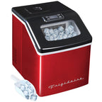 Frigidaire Countertop Clear Square Ice Maker, 40 lbs. Per Day - Stainless Steel