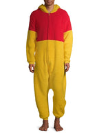 Disney, Adult Mens, Winnie the Pooh Pajamas Union Suit, Sizes S-XL