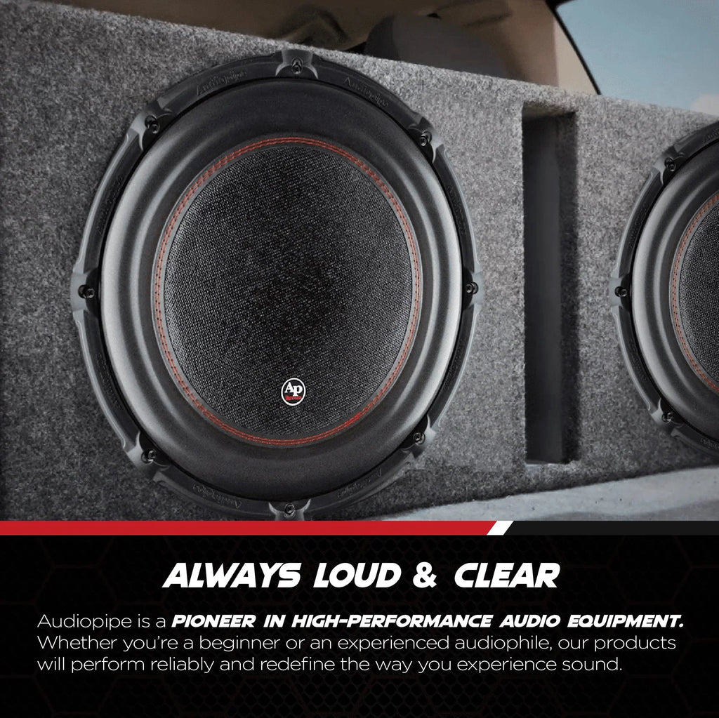 AudioPipe 15-Inch Dual 2 Ohm Car Audio Subwoofer - TXX-BDC4-15D2
