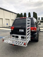 Aluminum Hitch Mount Cargo Carrier With 47 Inch Long Ramp, 1 Pack - 80779