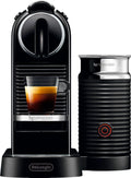 De'Longhi Nespresso CitiZ & Milk Espresso Machine With Aeroccino3 Milk Frother, 24 Ounces - Limousine Black