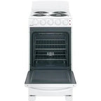 Hotpoint Freestanding Electric Range, 20 in, 4 Burner, White