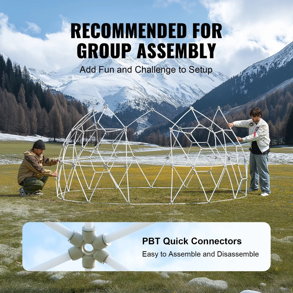KFFKFF Outdoor Dome Tent, 9.5 Ft Clear PVC - GB-DOME-9.5