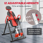 YOLEO Adjustable Inversion Table - 300-Pound Capacity