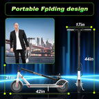 Roinside Electric Scooter, 8.5 in Solid Tires, 350W, 19 MPH, 21-23 Miles - UP12 Plus