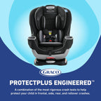 Convertible Baby Car Seat Rear- and Forward-Facing With Adjustable Extension Panel, Gotham - Extend2Fit