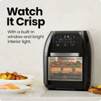 Chefman Digital Air Fryer With Rotisserie, 10 Qt, 17 Presets - CRJ38-10-RDO-V2