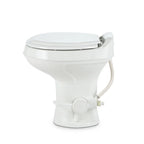 Dometic 300 Series Standard Height Heavy Duty Plastic RV Toilet, White - 302300071