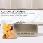 Whynter Rolled Ice Cream Maker With Compressor, 0.5-Quart Stainless Steel - ICR-300SS