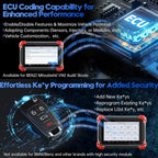XTOOL Bidirectional Automotive Diagnostic Scanner With ECU Coding, Active Tests, Android 10 - D7