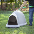 XL All-Weather Igloo Dog House for 90-125 Lb. Dogs