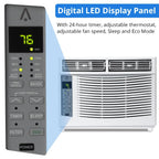 6,000 BTU 115V Window Air Conditioner With Reusable Filter - Cools Rooms Up To 250 Sq. Ft.