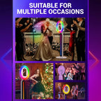 Portable iPad Photo Booth Stand With Ring Light and Remote App Control