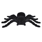 Flocked Spider Decoration, Black, 7", Halloween by Way To Celebrate