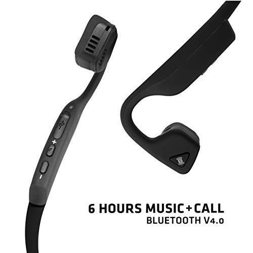 AFTERSHOKZ Titanium Bone Conduction Wireless Bluetooth Headphones, Black - Titanium
