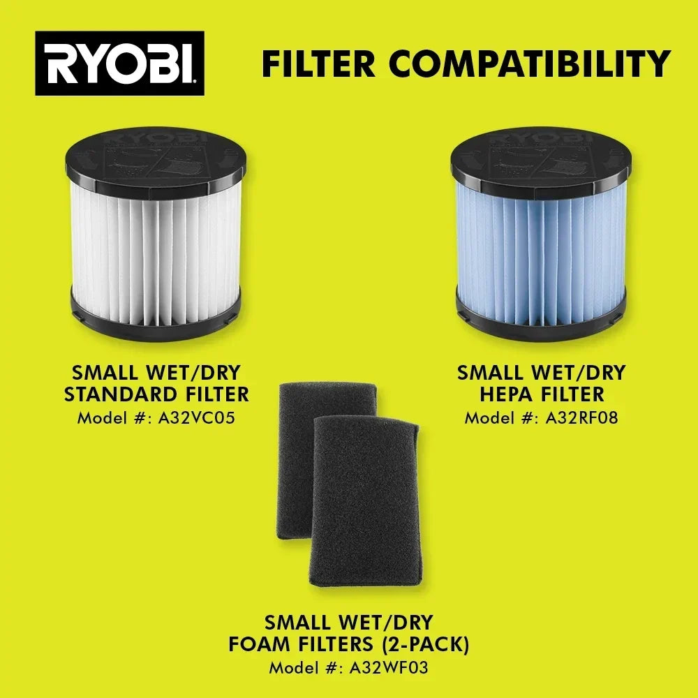RYOBI 18V ONE+ 1 Gallon Wet/Dry Vacuum