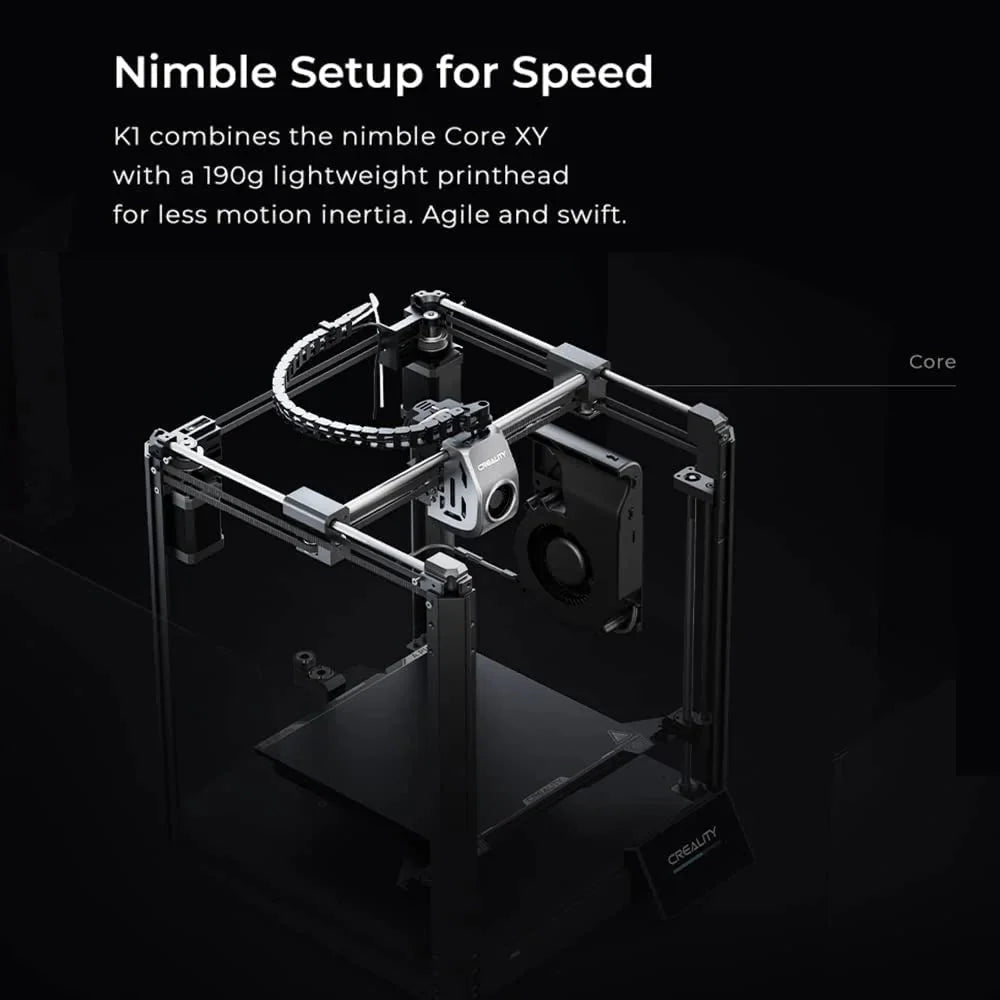 Comgrow Creality Smart G Auto Leveling 3D Printer With Dual-Gear Extruder, 250mm - K1