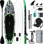FunWater Inflatable Stand Up Paddle Board, 11 ft x 32 in x 6 in - SUP Paddle Accessories