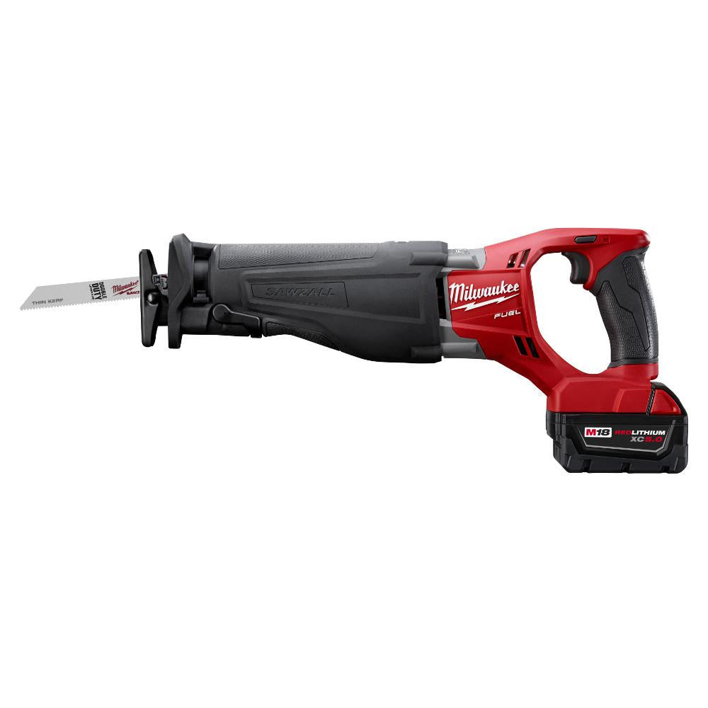 Milwaukee M18 FUEL 18-Volt Lithium-Ion Brushless Cordless 10-Tool Combo Kit With (2) 5.0 Ah Batteries, Charger And (2) Tool Bags