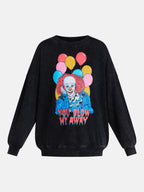 IT Women’s Pennywise Halloween Graphic Print Sweatshirt, Sizes XXS–XXL