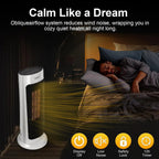 Caynel Oscillating Ceramic Tower Space Heater, 1500W, White