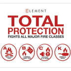 ELEMENT E50 Fire Extinguisher, 50 Second Discharge - 40050