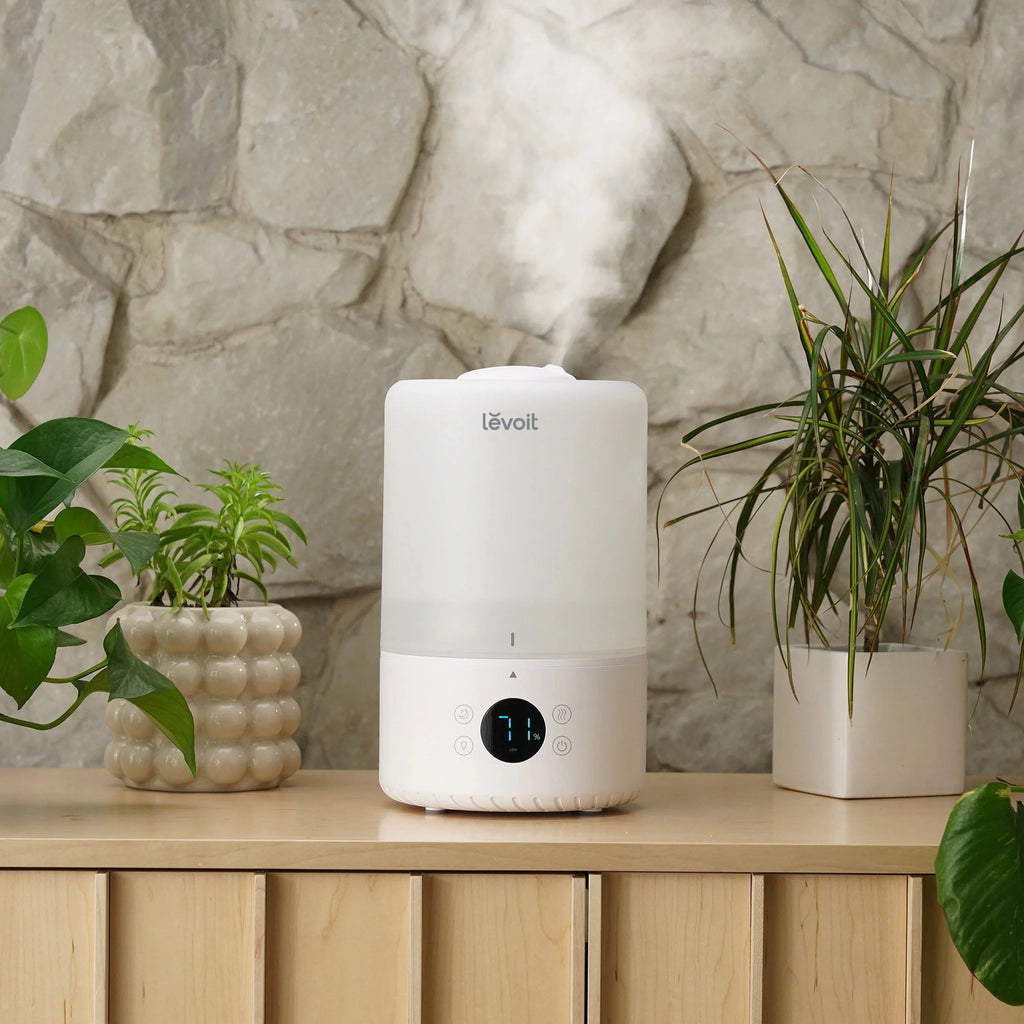 Levoit Smart Cool Mist Top-Fill Humidifier, 3 Liter, White - Dual 200S