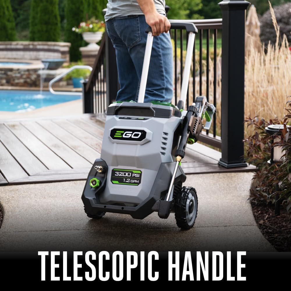 EGO Power+ Electric Pressure Washer 3200 PSI, Battery And Charger Not Included - HPW3200