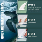 FunWater Inflatable Stand Up Paddle Board, 11 ft x 32 in x 6 in - SUP Paddle Accessories