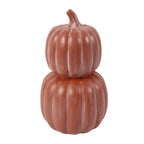 Ceramic Stacked Jack-o'-Lantern Decoration, Terracotta, 11.25", Halloween by Way To Celebrate