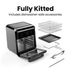 Chefman Digital Air Fryer With Rotisserie, 10 Qt, 17 Presets - CRJ38-10-RDO-V2