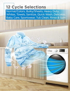 BLACK+DECKER Portable Washing Machine, 0.9 Cu. Ft., 5 Wash Cycles