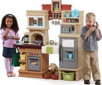 Step2 Heart Of The Home Toddler Play Kitchen Set, Multicolor, 45.13in W x 48in H x 12in D - 821800