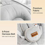 Monamii Bluetooth Infant Swing With Music Speaker, 5 Speeds And Remote Control